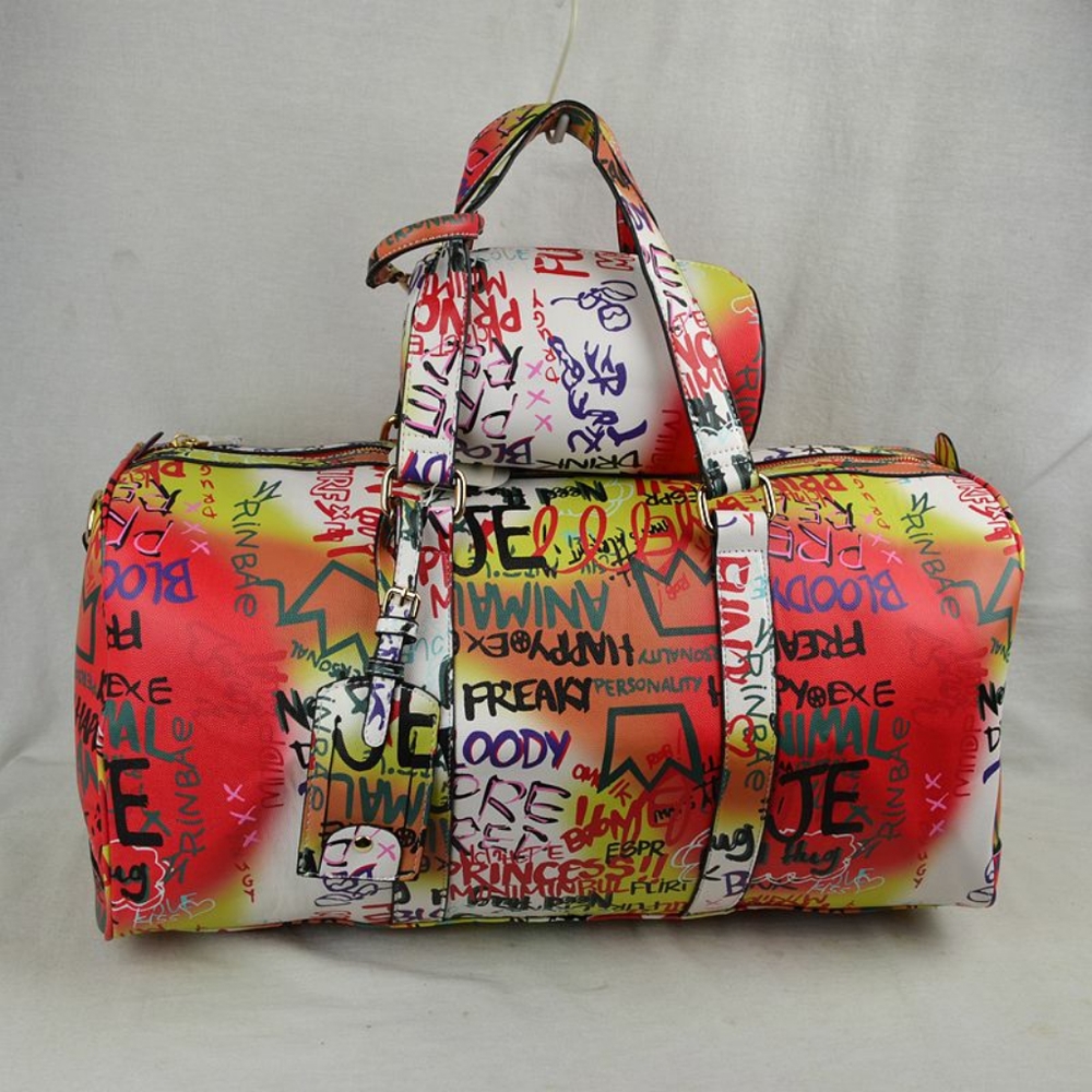 Graffiti Duffle Bagw/ Smaller Carry All